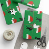 Cavaliers Santa Hat Wrapping Paper