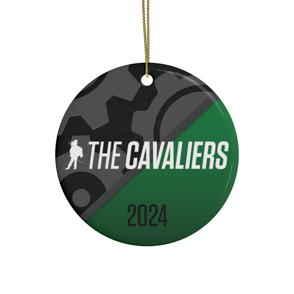 Cavaliers Truck Wrap Ceramic Ornaments