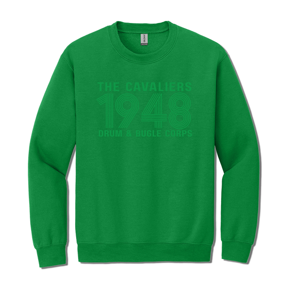 Cavaliers Puff Print Retro Crewneck