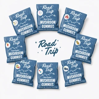 Road Trip- Mushroom Gummies- 2Pkt