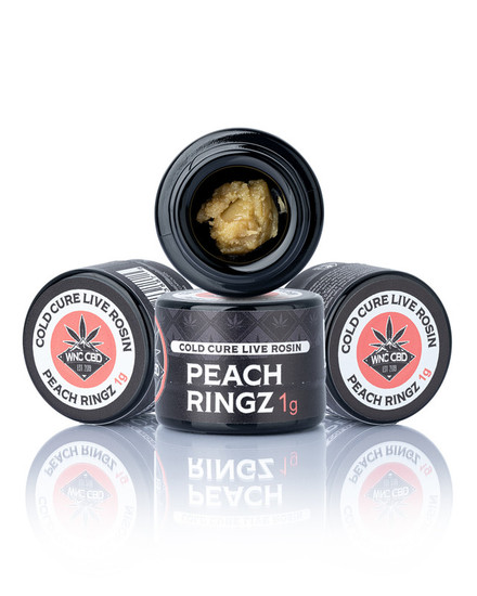 Peach Ringz Cold Cure Live Rosin (84.980% THCa)