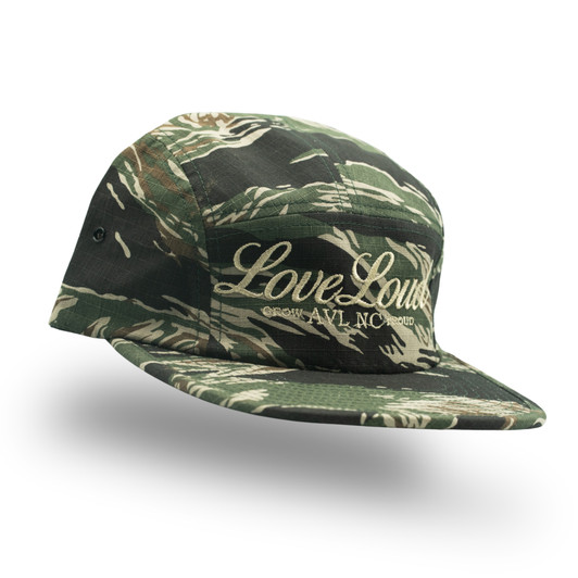 Love Loud Camo Camper Hat