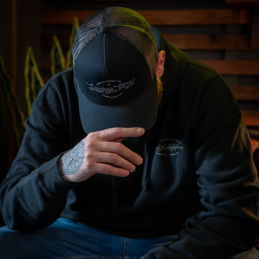 SMH Logo Black Trucker Hat