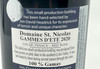 Domaine Saint-Nicolas Gammes d'Ete 2020 back label