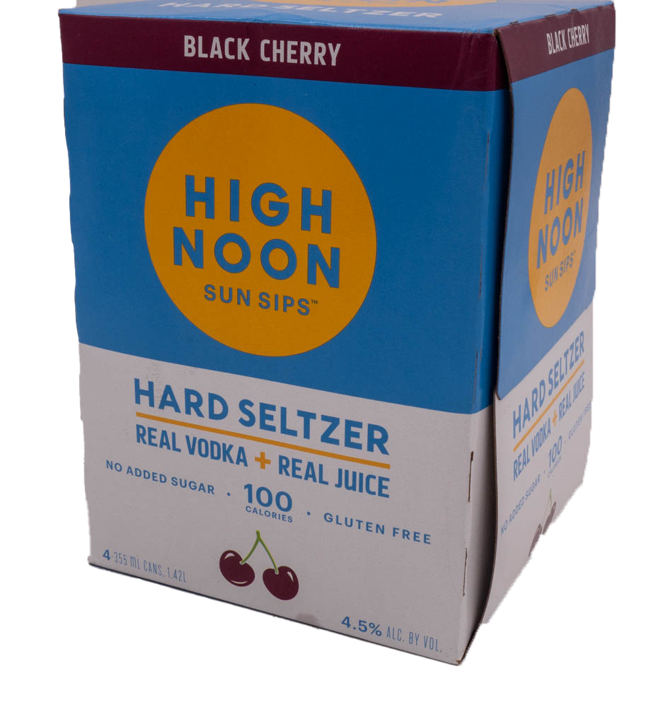High Noon Peach Hard Seltzer 4Pack 355ml Old Town Tequila