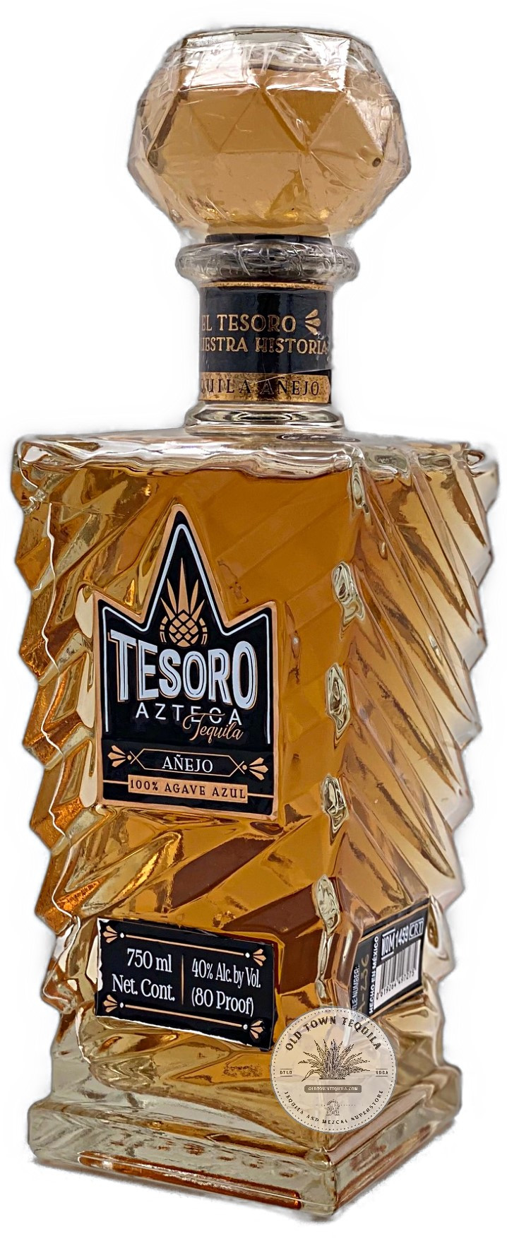 Tesoro Azteca Anejo Tequila Old Town Tequila