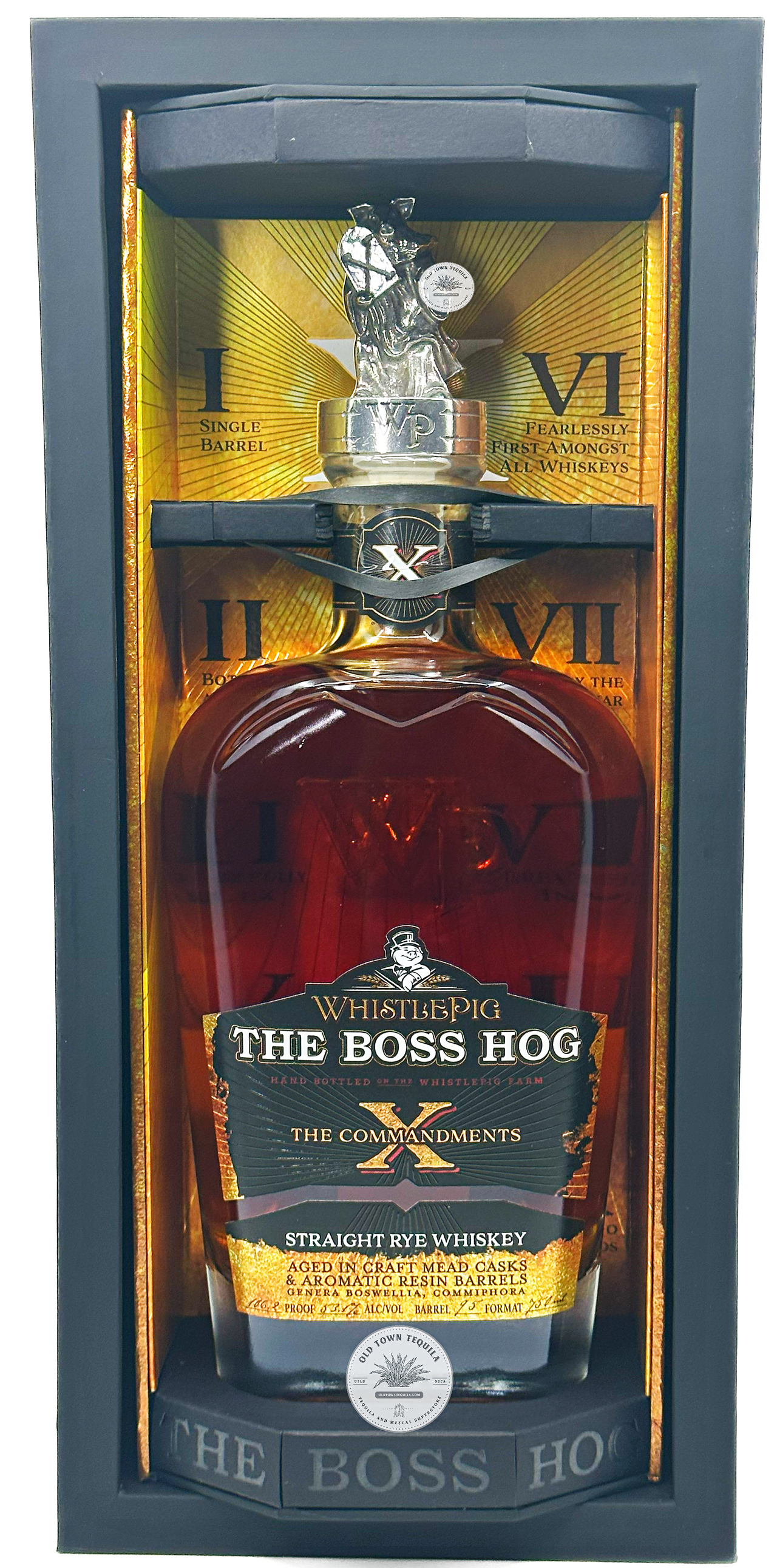 Whistlepig Boss Hog X The Commandments Straight Rye Whiskey - Old Town ...