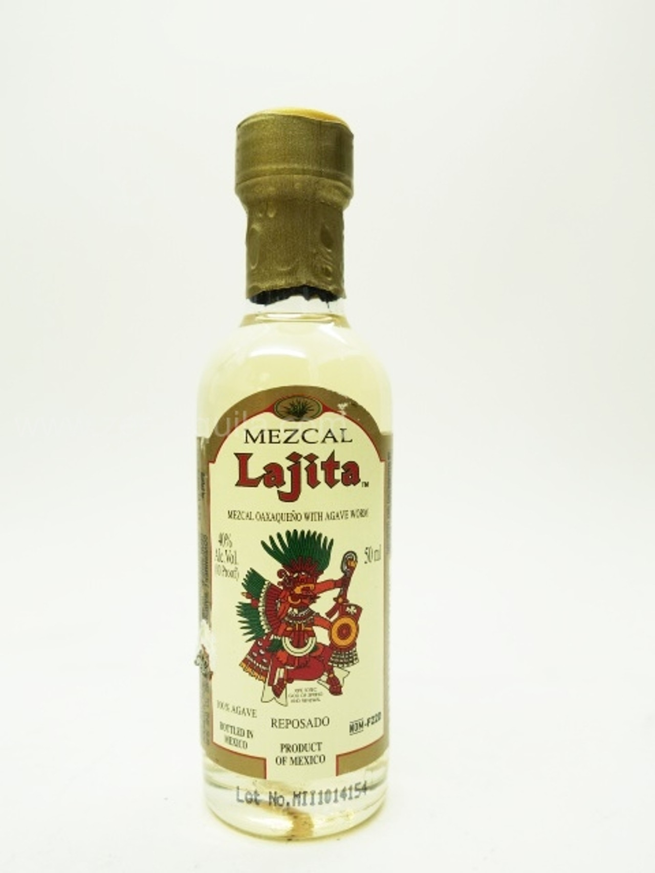Lajita Mezcal (50ML) With Worm Old Town Tequila