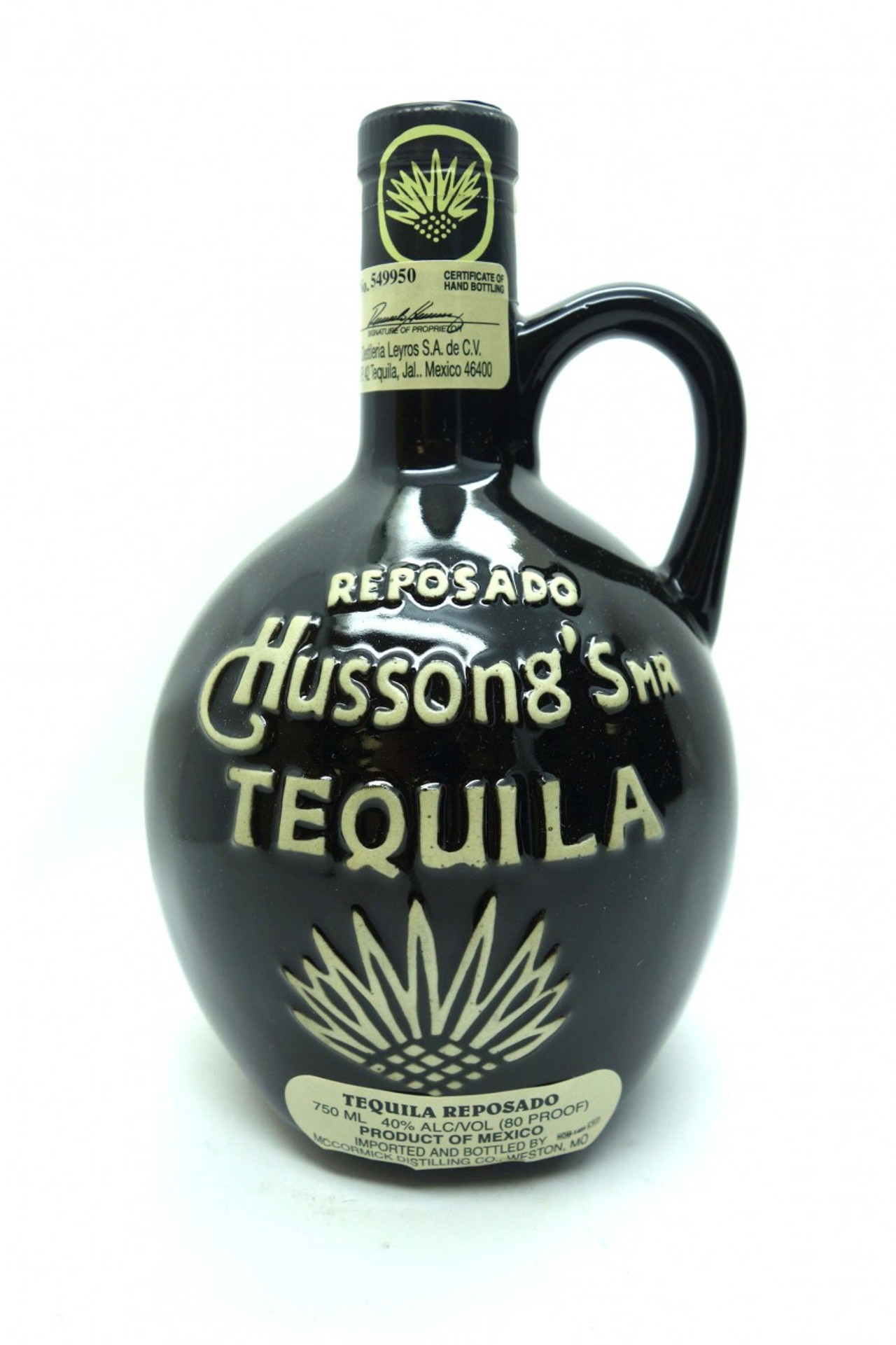 Hussong's MR tequila Reposado Old Town Tequila