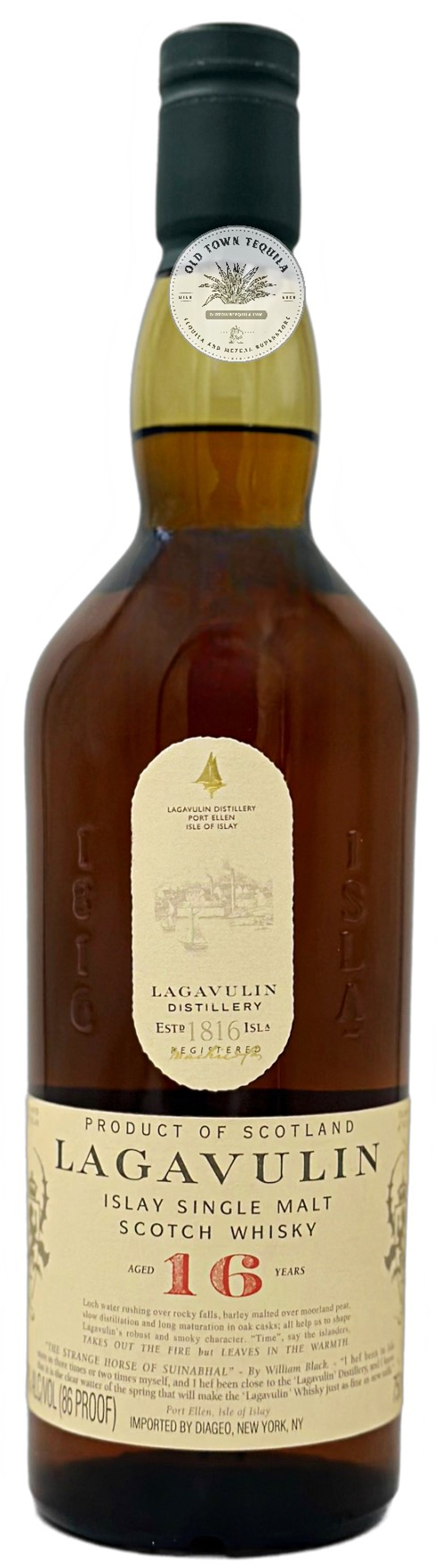 Lagavulin 16 Year Single Malt Scotch Whisky Old Town Tequila