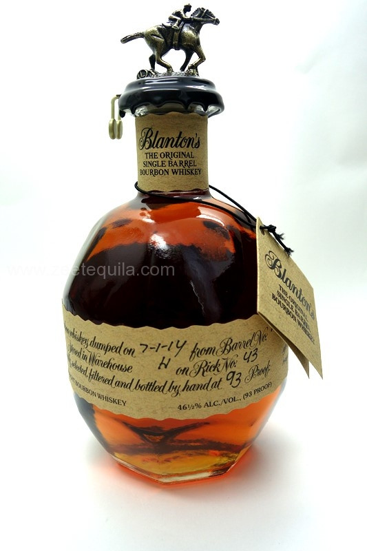 Blanton's Single Barrel Bourbon Whiskey Old Town Tequila