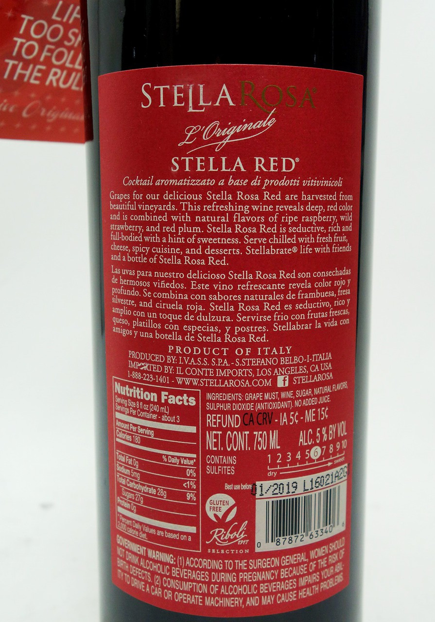STELLA ROSA RED Old Town Tequila