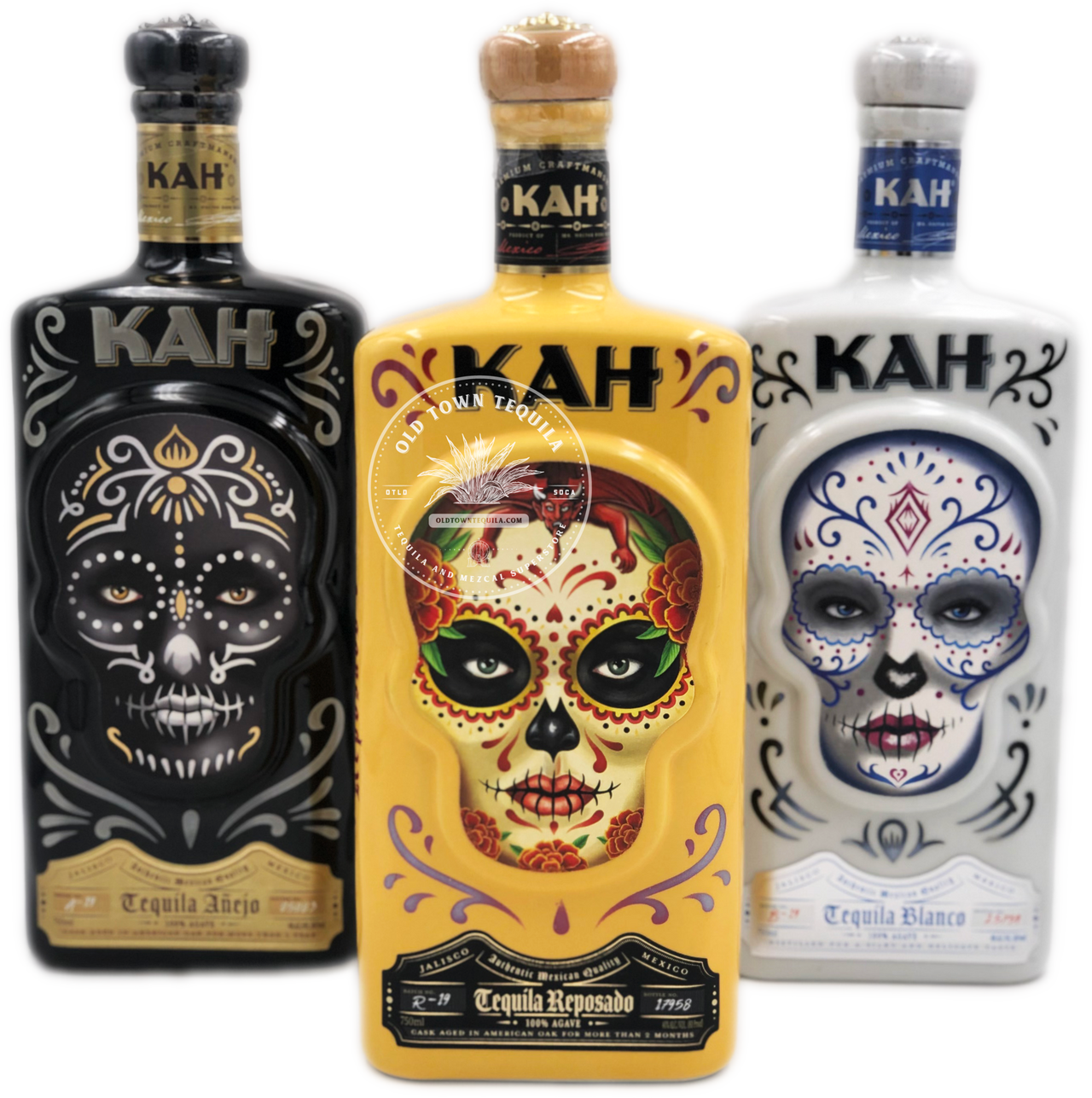Kah Tequila Anejo 750ml New Bottle Old Town Tequila