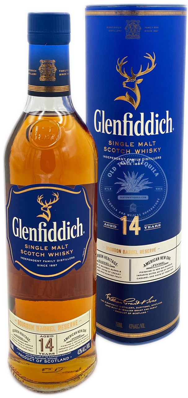 reputatie Een zin Afhankelijk Glenfiddich Single Malt Scotch Whisky Aged 14 Years 750ml - Old Town Tequila