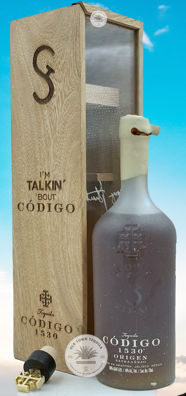 Codigo 1530 George Strait Origen Extra Anejo Tequila (Frosted Bottle) - Old  Town Tequila