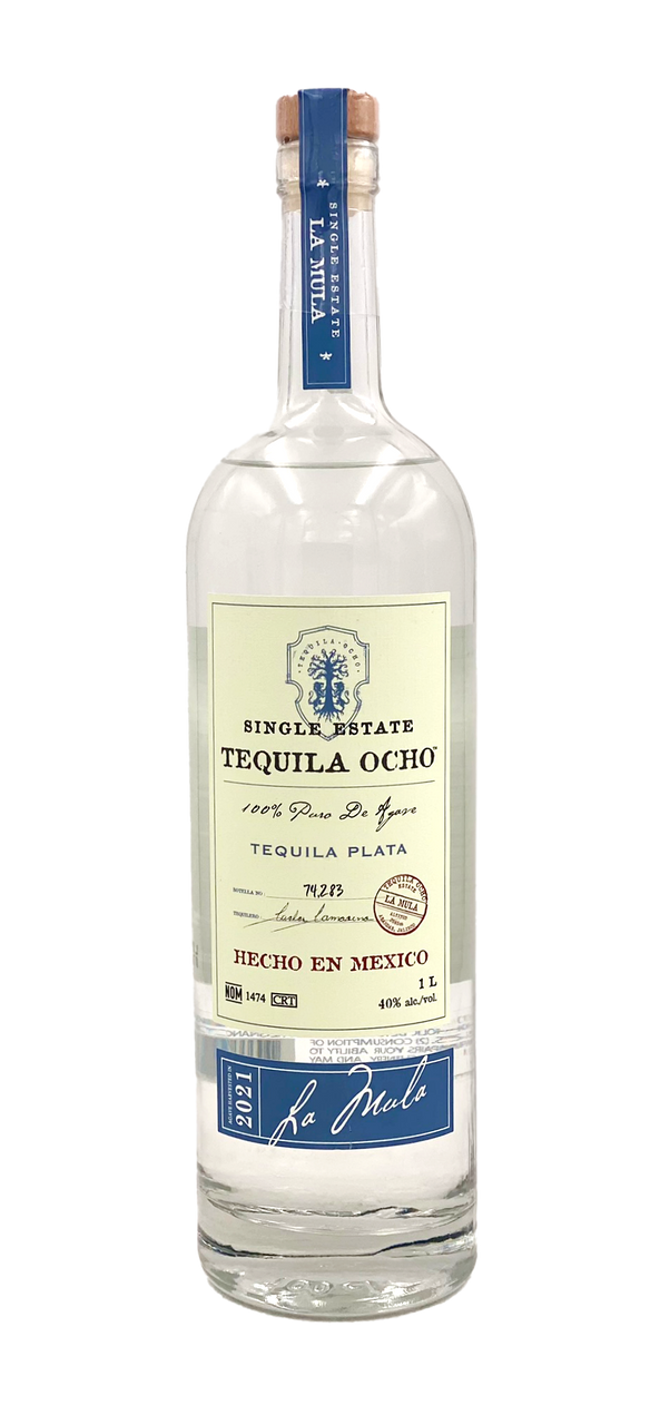 Tequila Ocho Single Estate Plata 1 Liter Old Town Tequila
