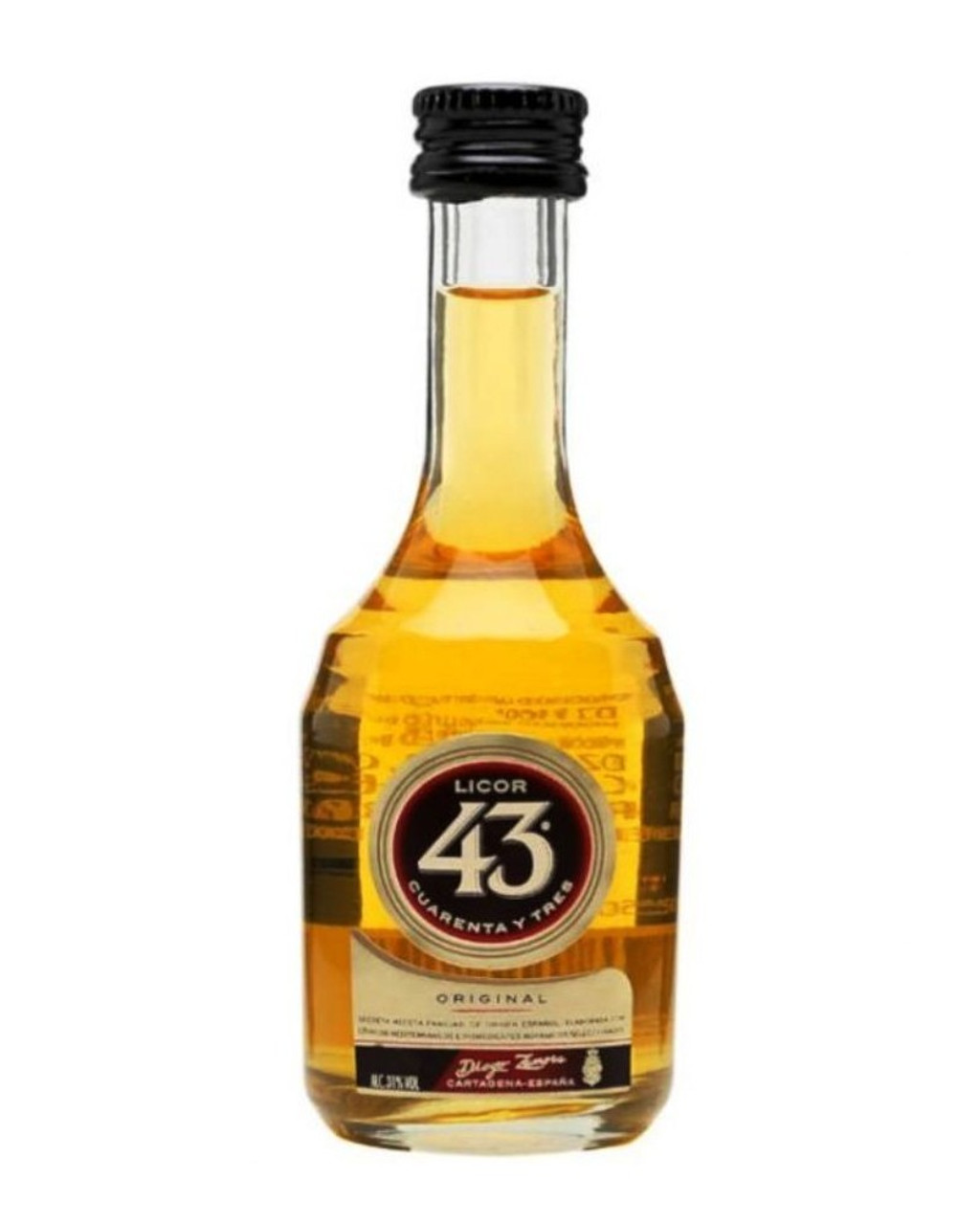 Mini botellas, botellitas miniatura Licor 43