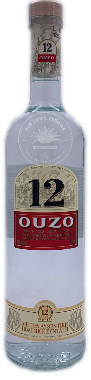Ouzo 12 Liqueur 750ml - Old Town Tequila
