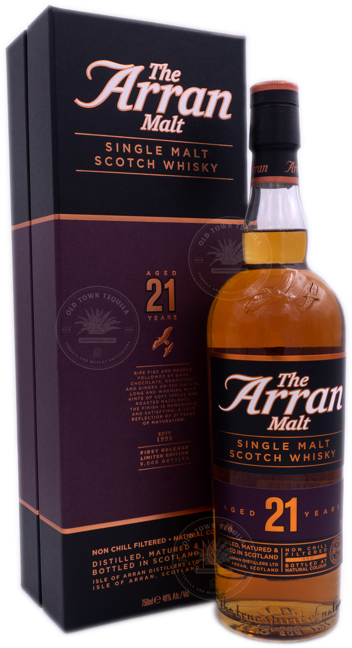 The Arran Single Malt Scotch Whisky aged 21 yrs 750ml