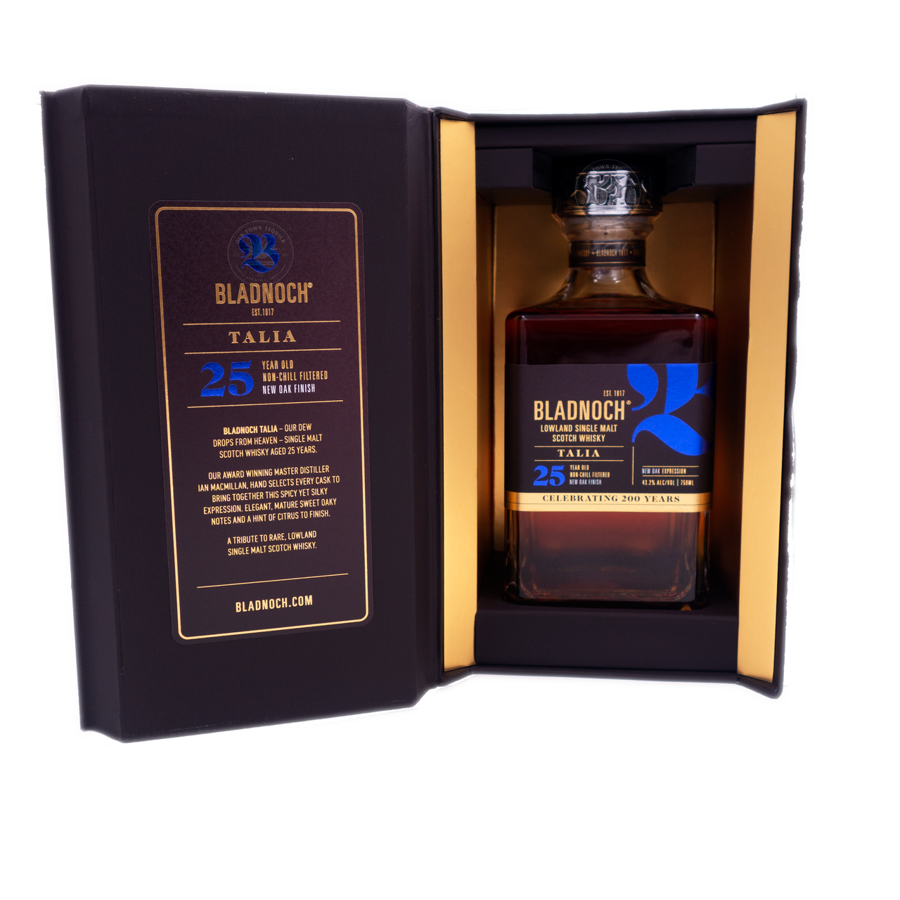 Bladnoch TALIA Lowland Single Malt Scotch Whisky 25 yr 750ml - Old