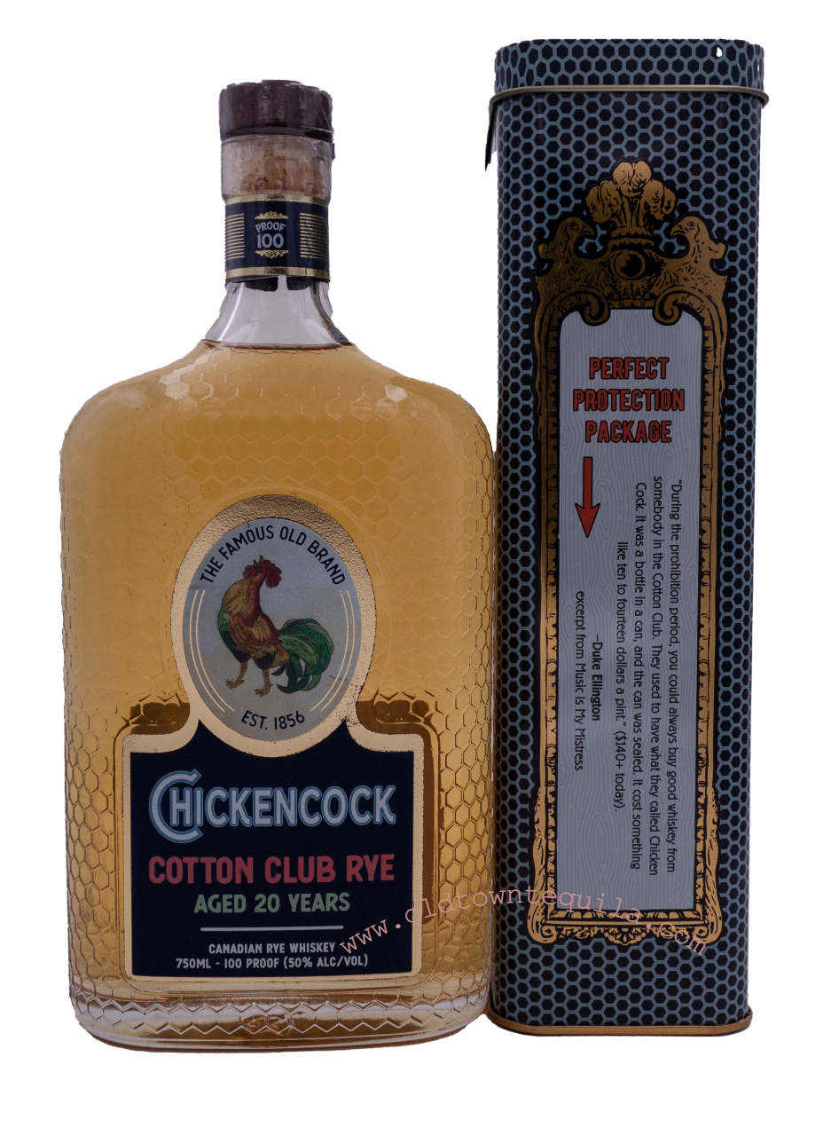 Chicken Cock Aged 20 Years "Cotton club Rye" - Old Town Tequila