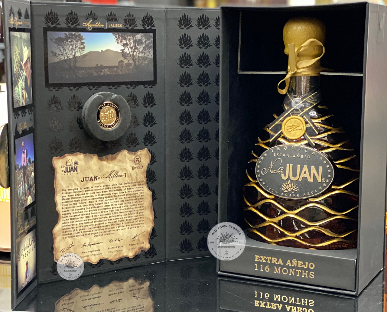 Number JUAN in a Million Extra Anejo Tequila - Old Town Tequila