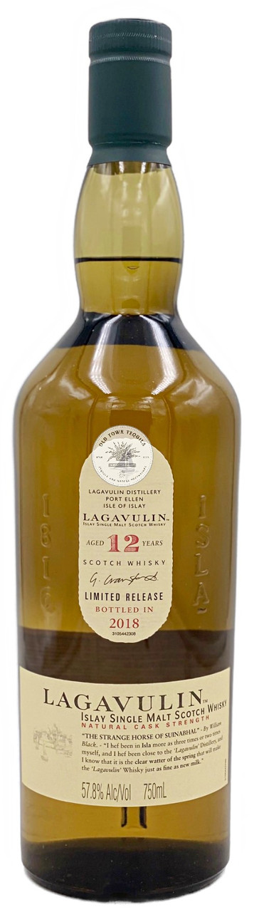 2018 Lagavulin 12 Year Cask Strength Single Malt Scotch Whisky