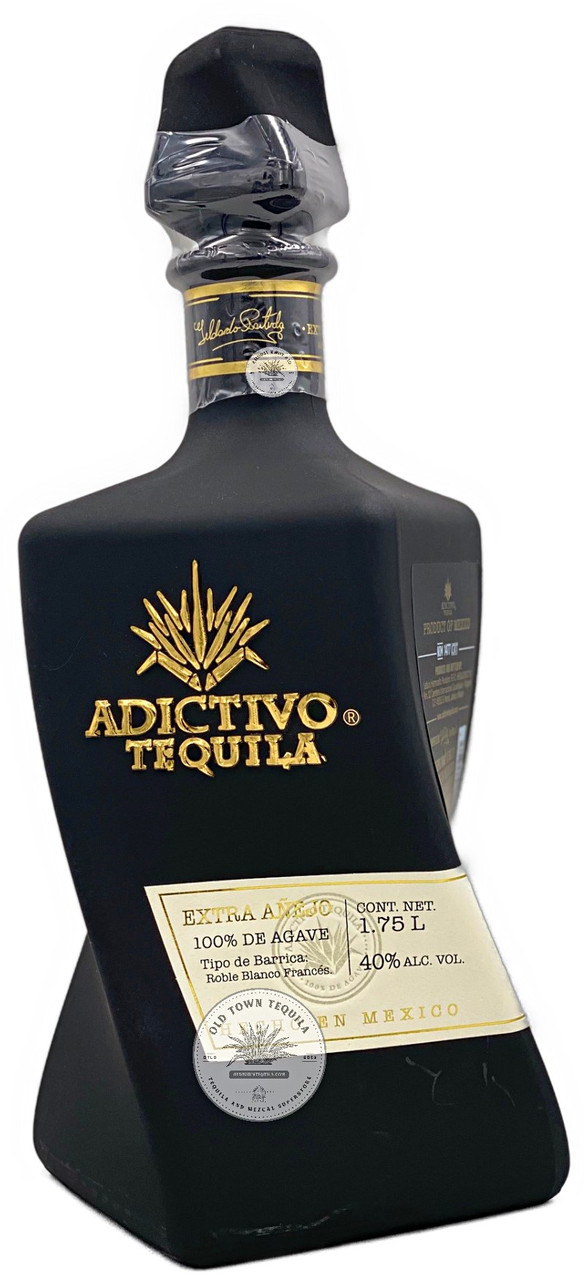 Adictivo Tequila Extra Anejo Black Edition 1.75L (1/2 Gallon