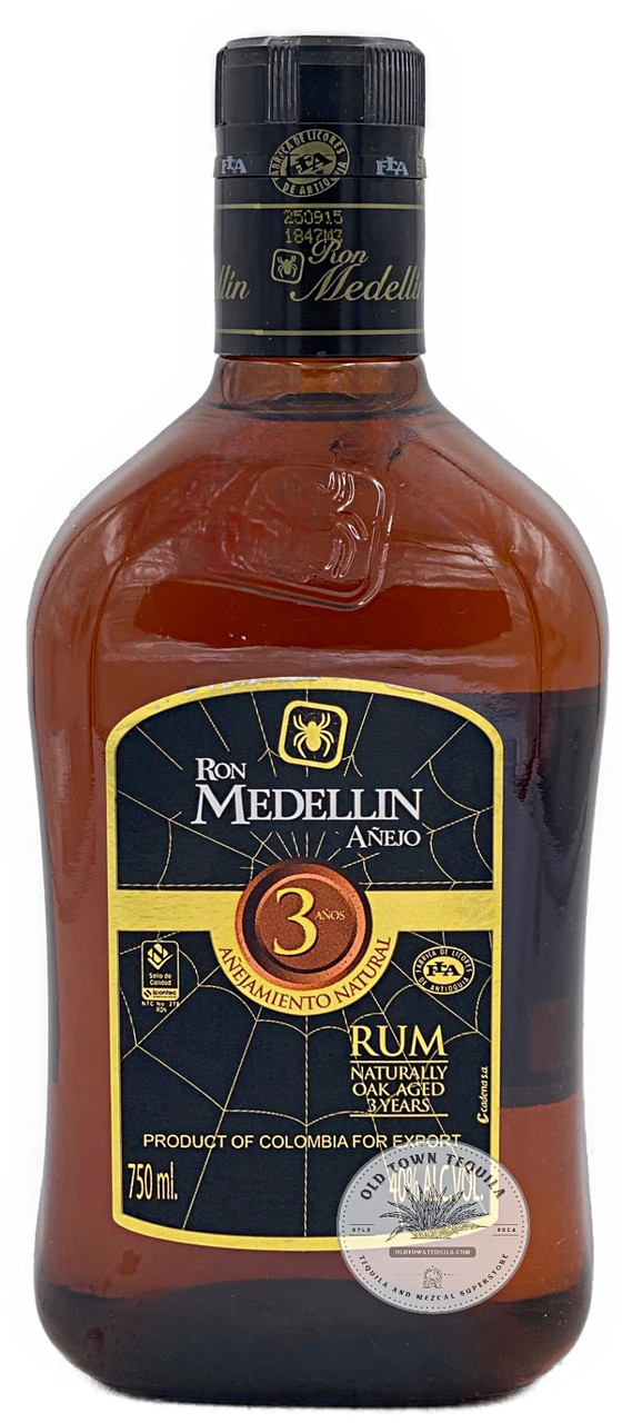 Ron Medellin Anejo Rum 3 Year - Old Town Tequila