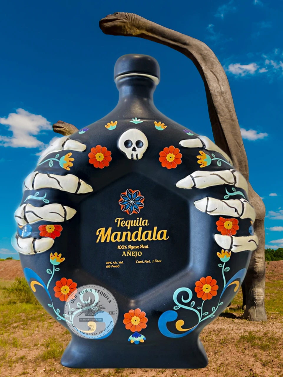 Mandala Day of the Dead 2022 Edition Anejo Tequila 1 Liter - Old Mandala Day of the Dead 2022 Edition Anejo Tequila 1 Liter - Old