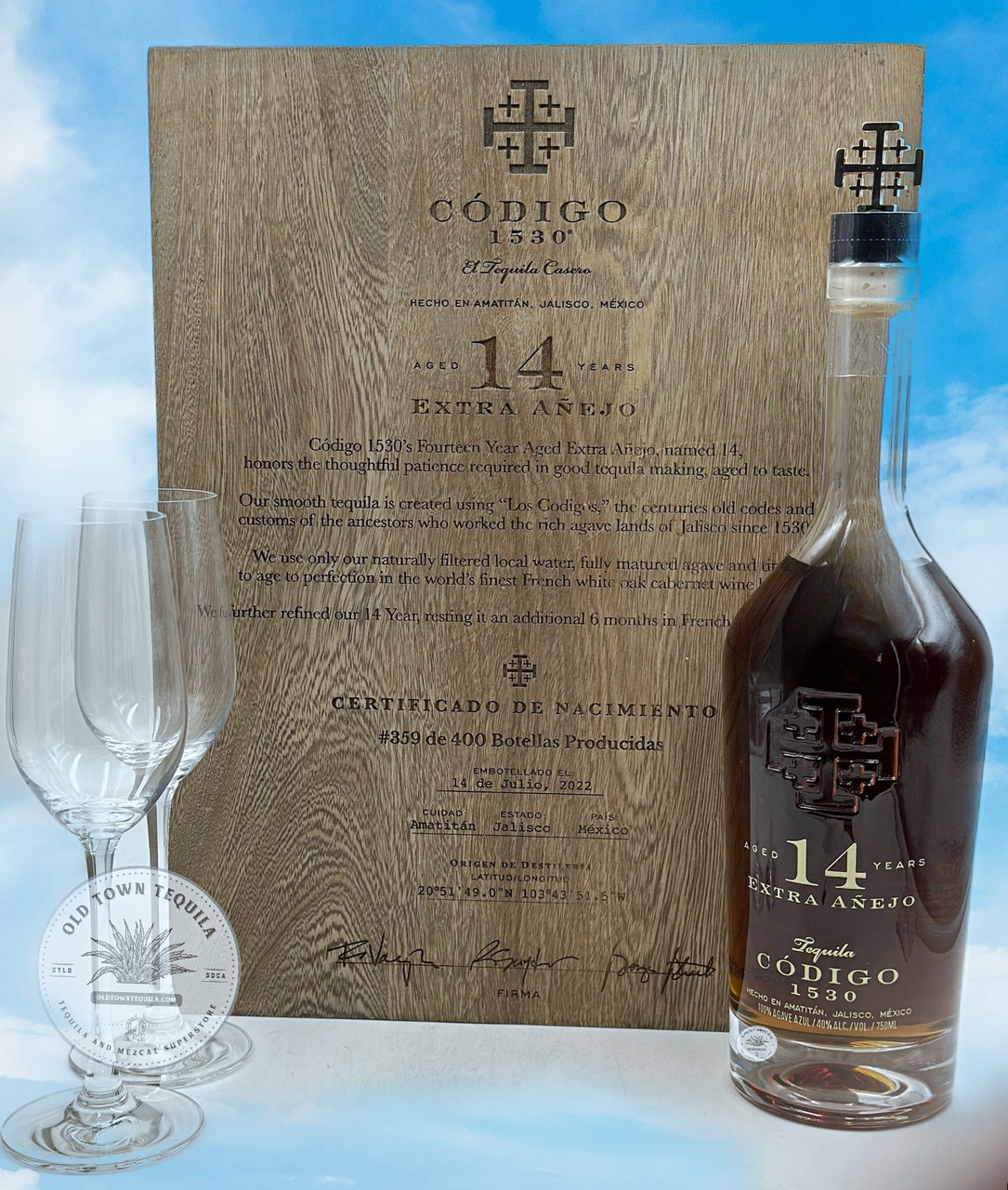 Codigo 1530 Fourteen Years Extra Anejo Tequila - Old Town