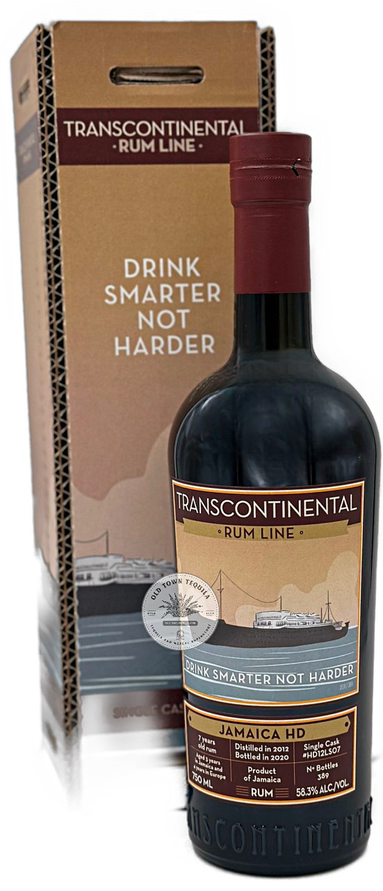 Transcontinental Rum Line 7 Year Jamaica HD Single Cask Rum 2012 Old