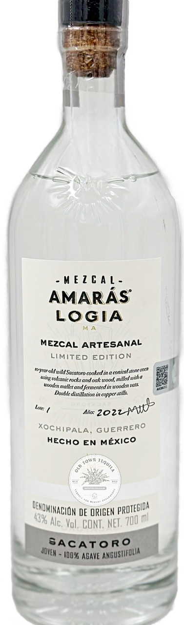 Amaras Logia Sacatoro Mezcal Limited Edition - Old Town Tequila