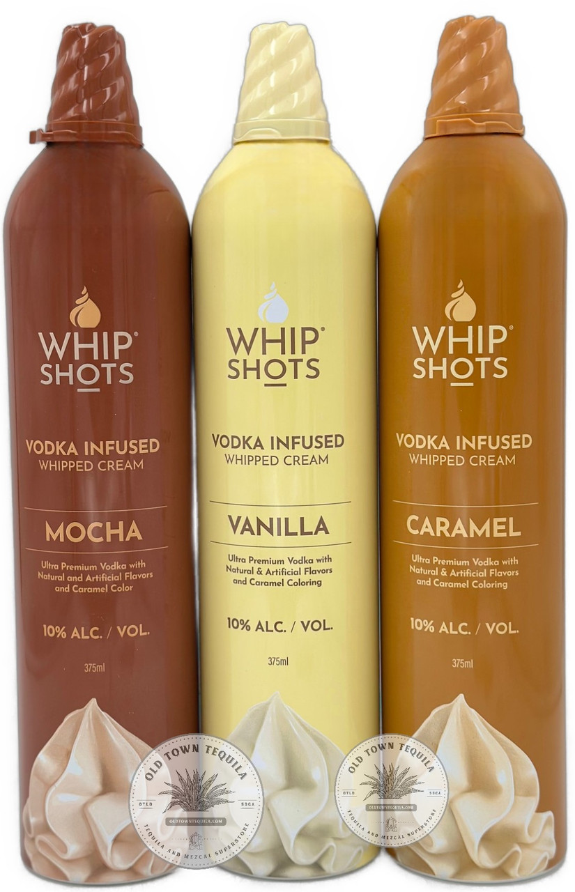 Whipshots Mocha Vodka Infused Whipped Cream (375ml)