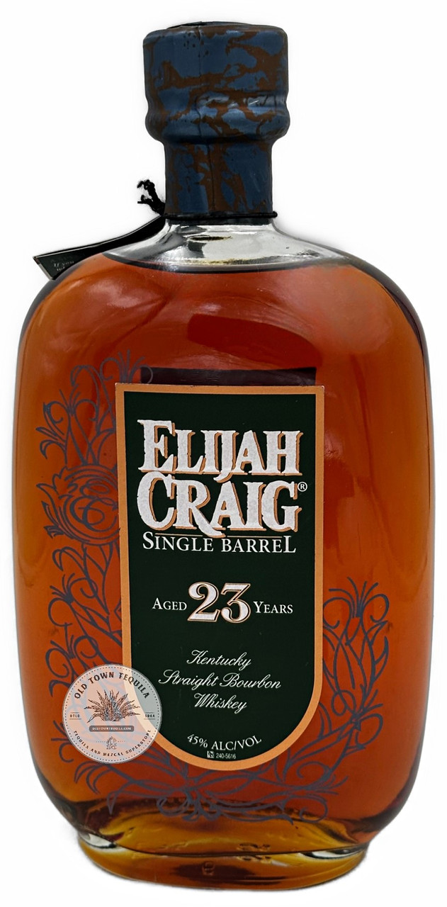 Elijah Craig 23 Year Old Single Barrel Bourbon Whiskey - Old Town