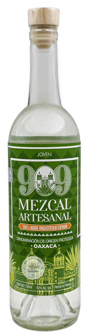 909 Mezcal Artesanal Espadin _Green Label - Old Town Tequila