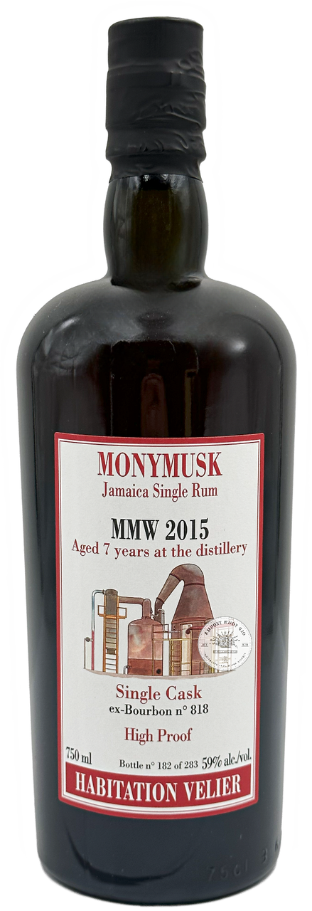 Habitation Velier Monymusk MMW 2015 Aged 7 Years Single Cask Rum