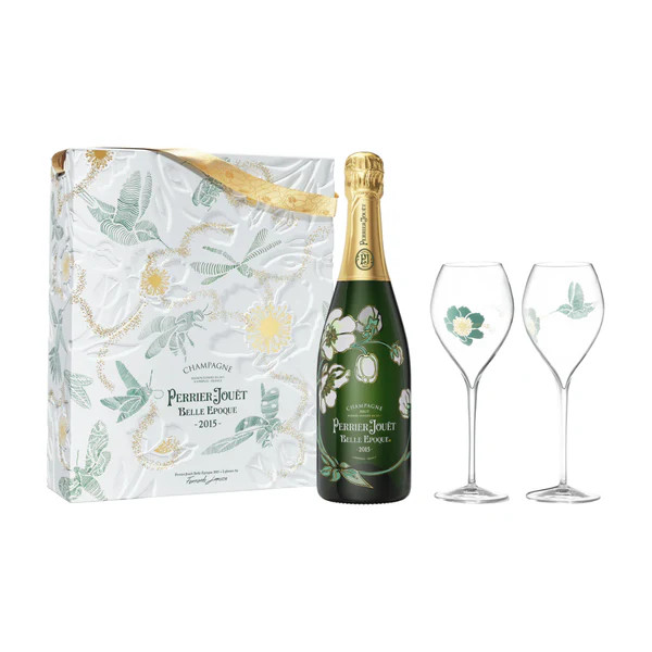 Perrier Jouet Belle Epoque Champagne with Gift Set 2015 - Old Town
