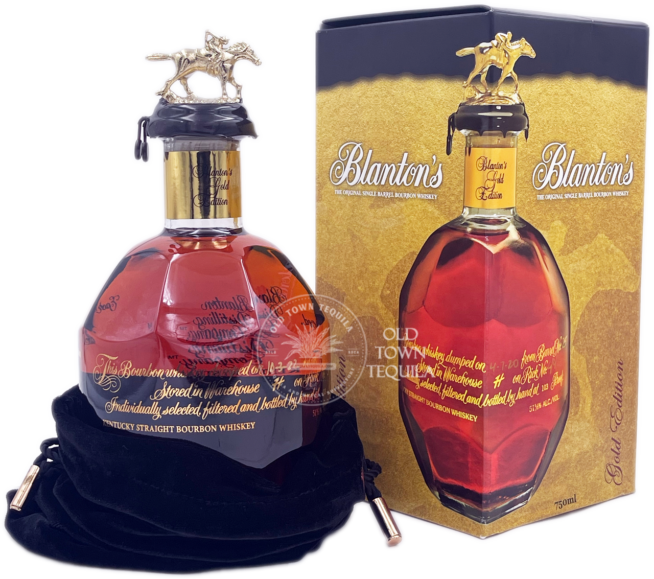 Blanton's Straight from the Barrel, Original Single Barrel & Gold Edition  Bourbon Bundle