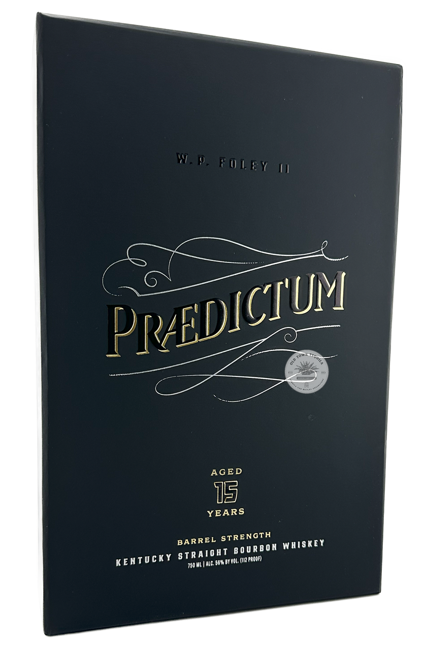 Praedictum 15 Year Old Barrel Strength Bourbon Whiskey - Old Town