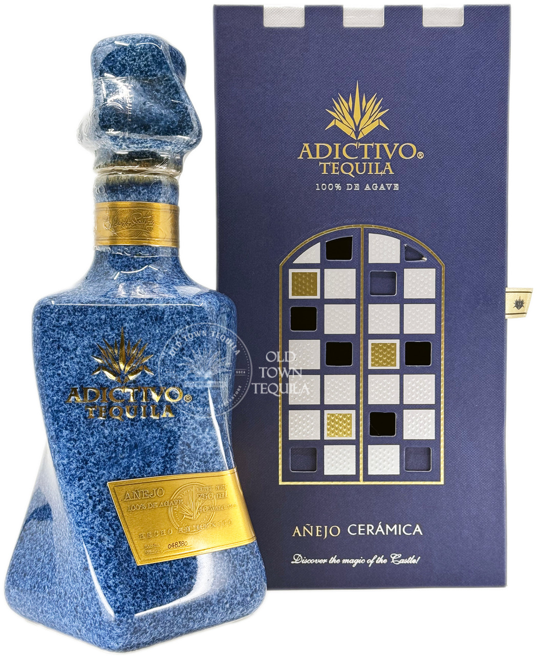 Adictivo Tequila Añejo Cerámica Limited Edition 750ML - Old Town