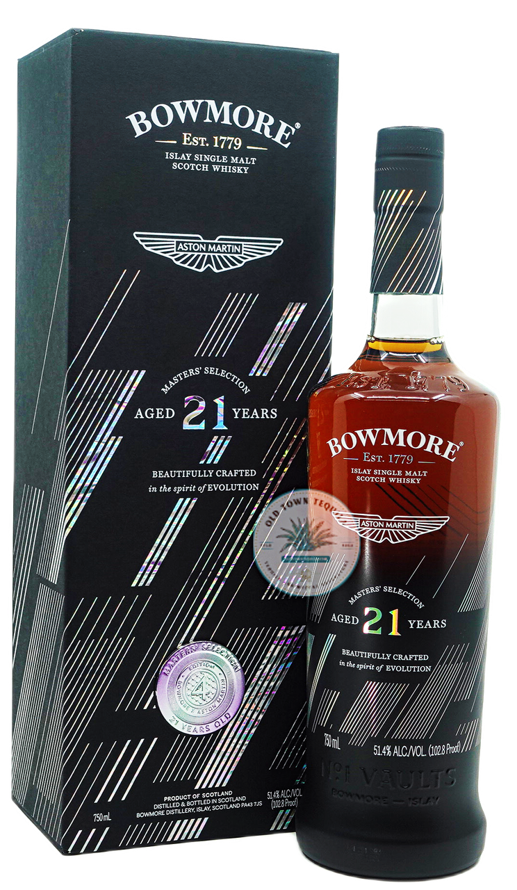 Bowmore 21 Year Old Aston Martin Edition 4 Scotch Whisky - Old