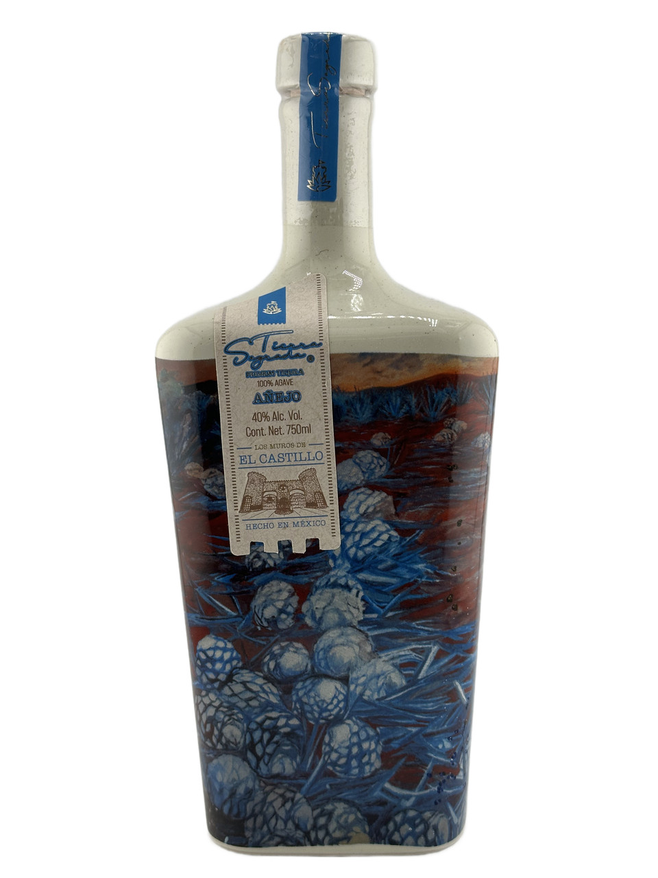 Tierra Sagrada Anejo Tequila (Blue Agave Bottle) - Old Town Tequila