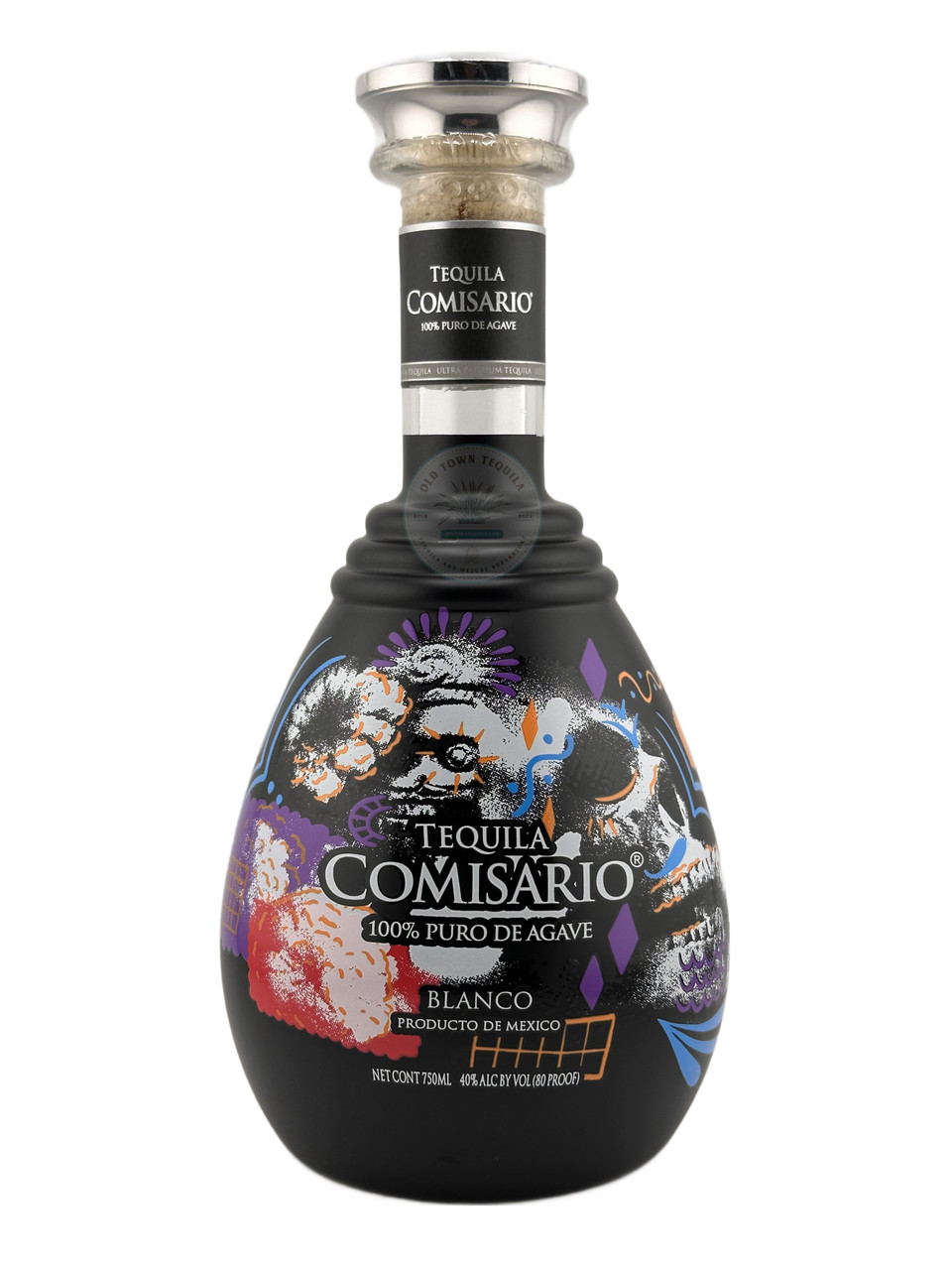 Comisario Dia de Los Muertos Blanco Tequila - Old Town Tequila
