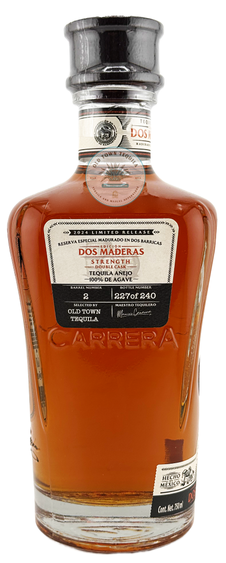 Carrera Old Town SB Dos Maderas Strength Anejo Tequila - Old Town