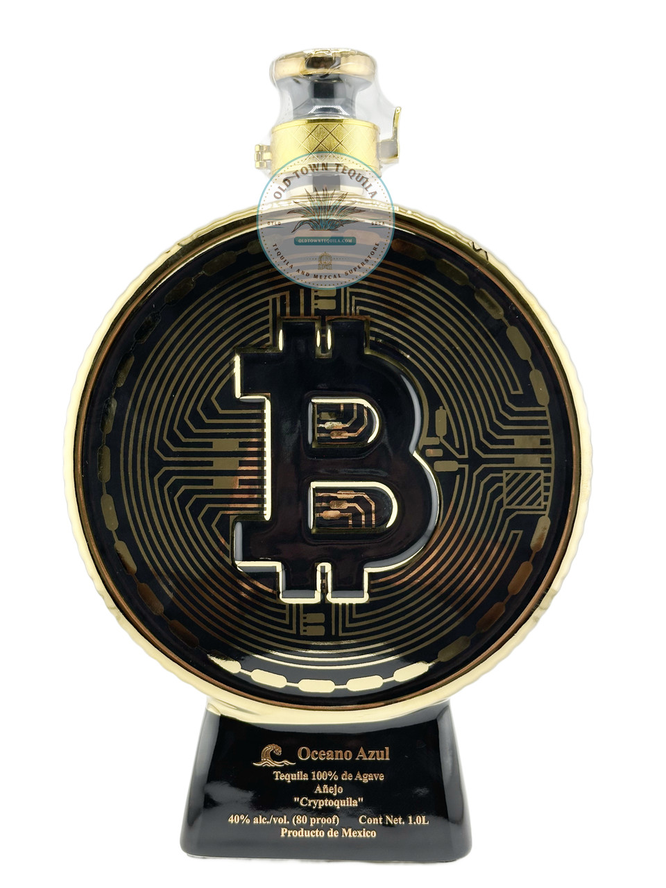Oceano Azul Crypto Tequila Anejo 1L - Old Town Tequila