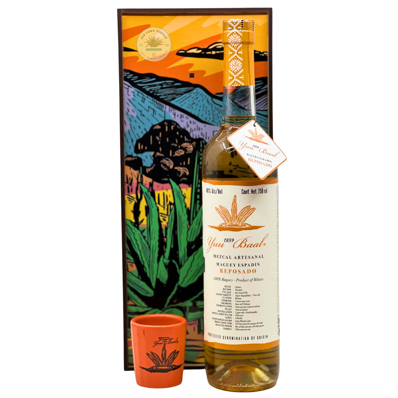 Yuu Baal Reposado Espadin Mezcal Gift Box - Old Town Tequila