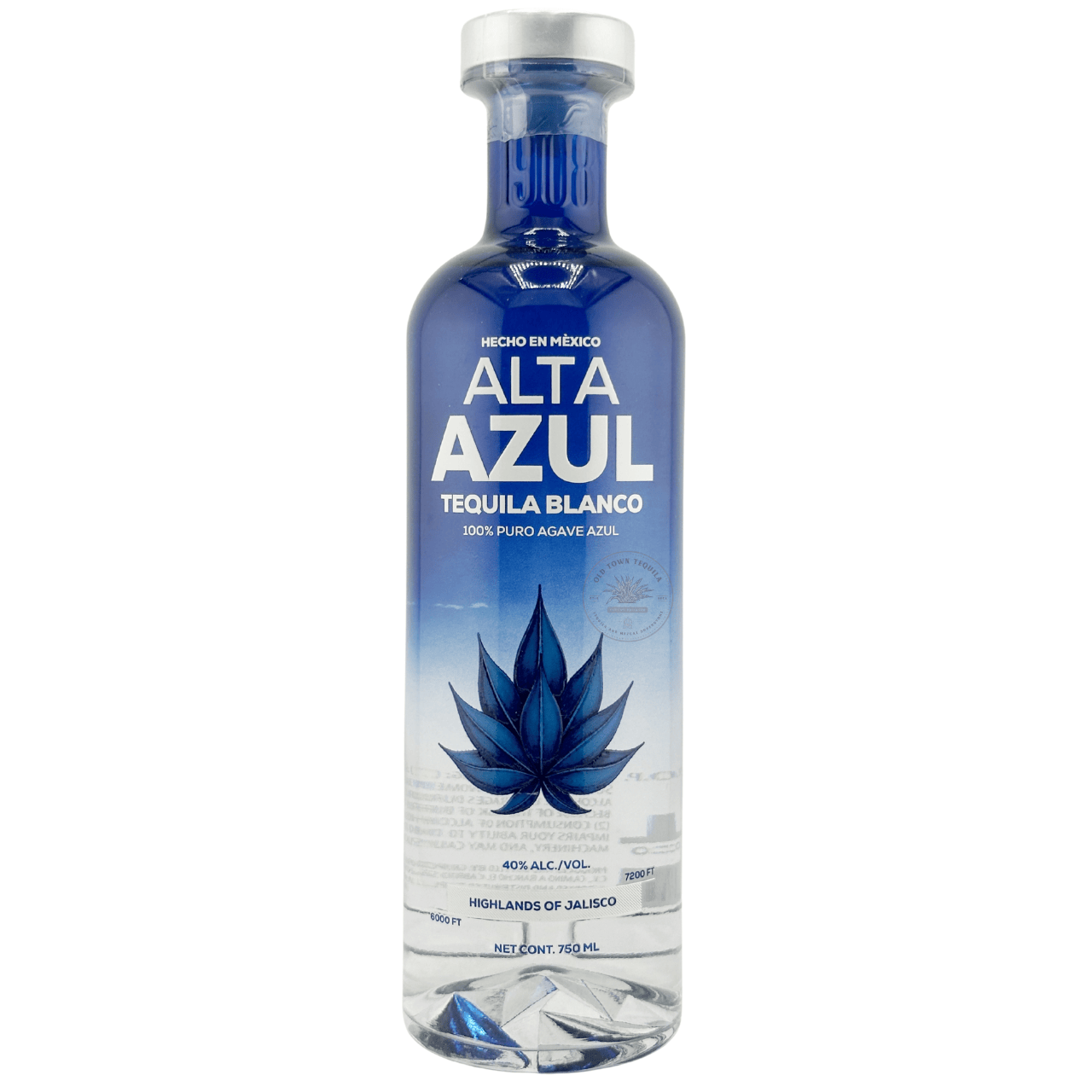 Alta Azul Blanco Tequila - Old Town Tequila