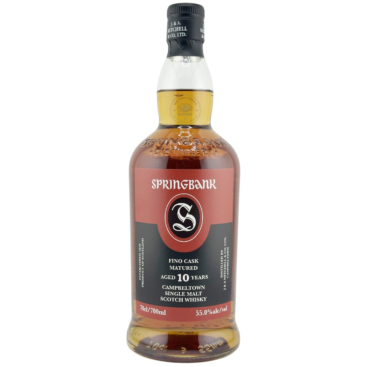 スプリングバンク10年 fino カスク Spring Bank 10 Year Fino Cask Matured Single Malt Scotch Whiskey