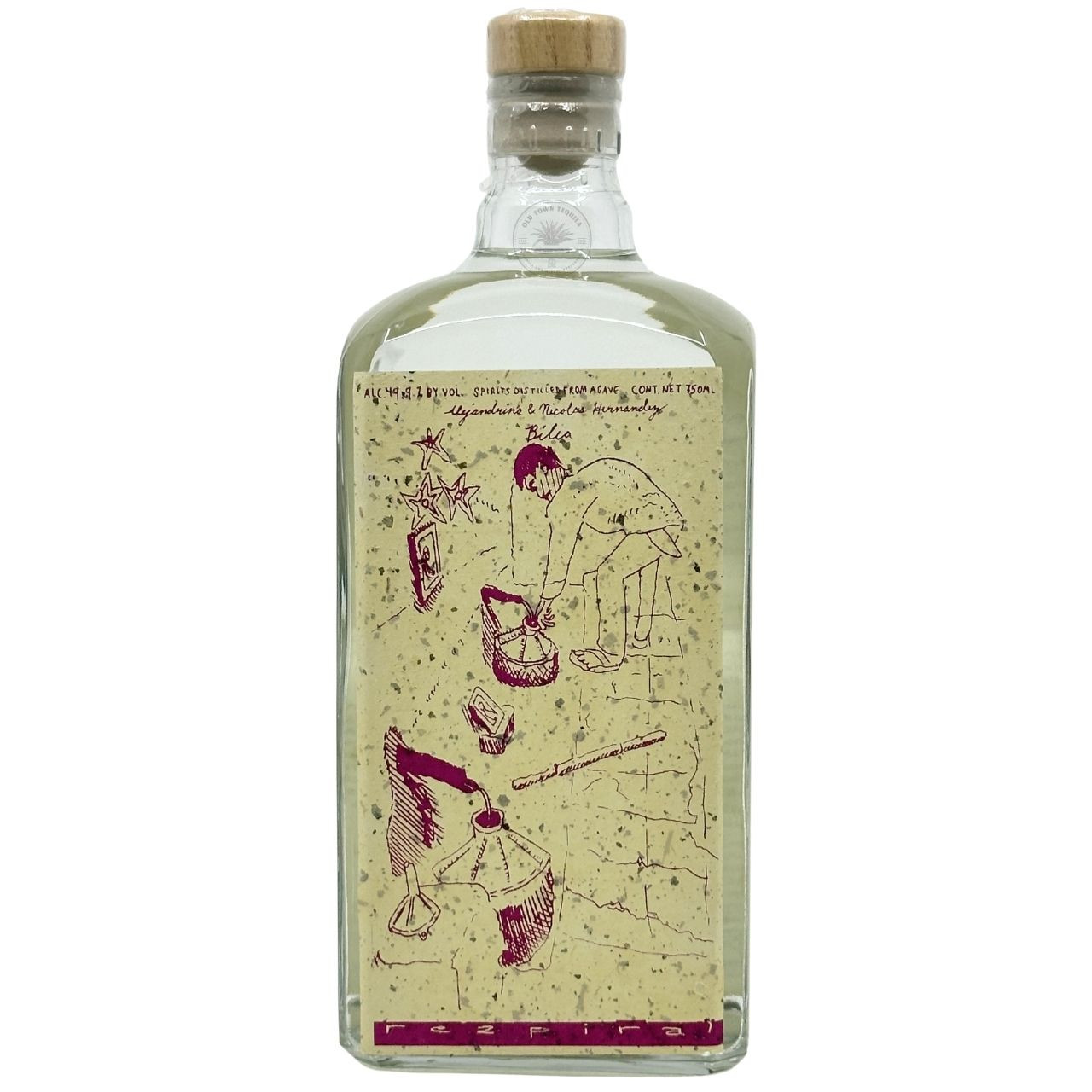 Rezpiral Alejandrina & Nicolas Hernandez Bilia Agave Spirit 49.9% - Old  Town Tequila
